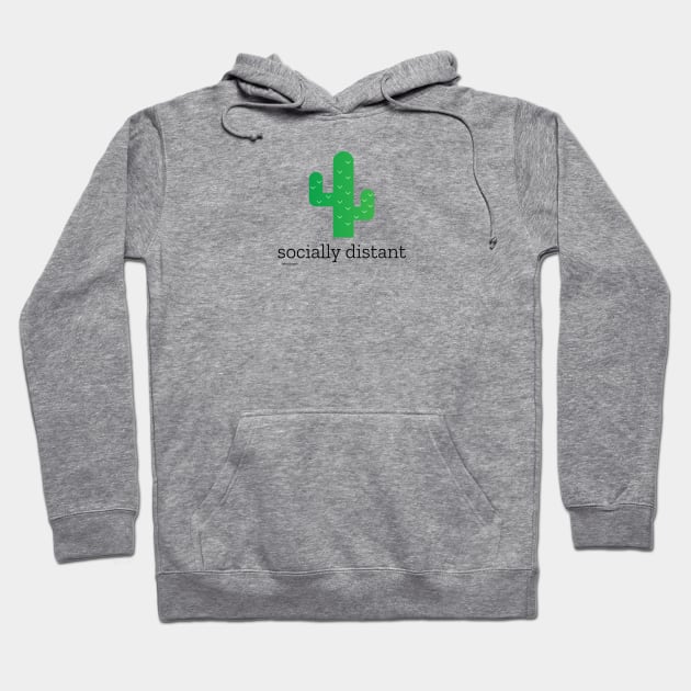 socially distant Hoodie by neurominded